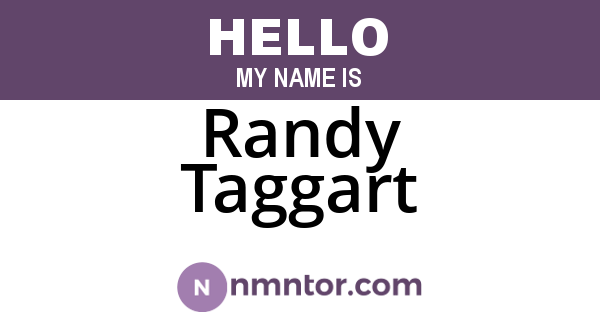 Randy Taggart