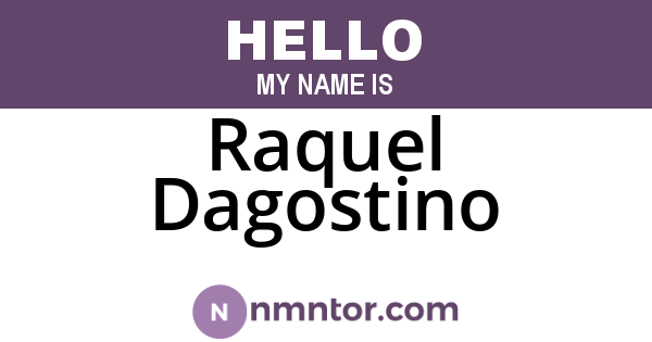 Raquel Dagostino