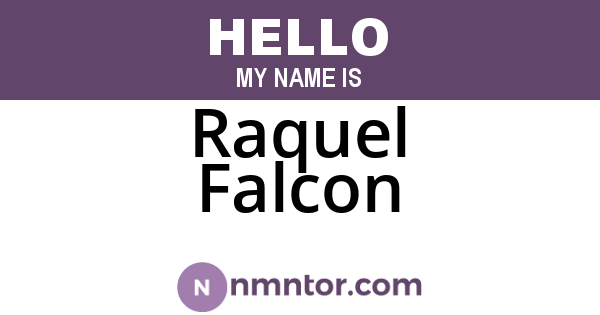 Raquel Falcon