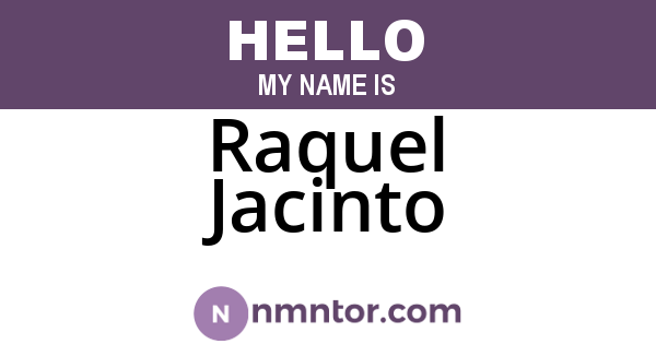 Raquel Jacinto