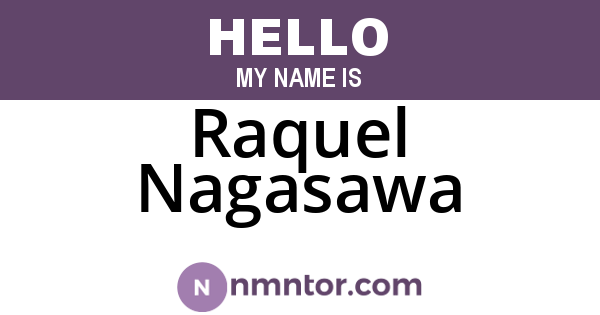 Raquel Nagasawa