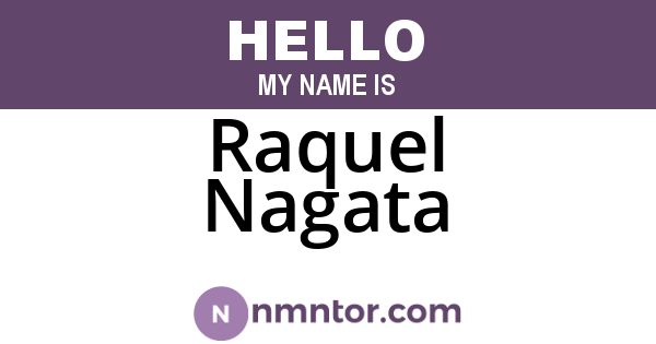 Raquel Nagata