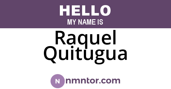 Raquel Quitugua