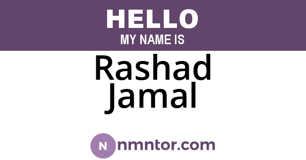 Rashad Jamal