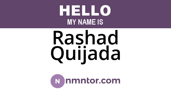 Rashad Quijada
