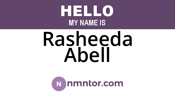 Rasheeda Abell