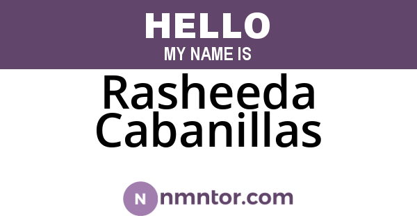 Rasheeda Cabanillas