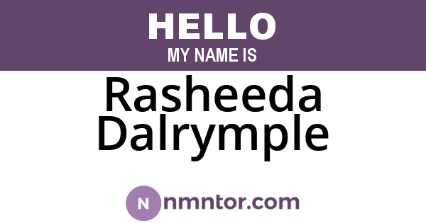 Rasheeda Dalrymple
