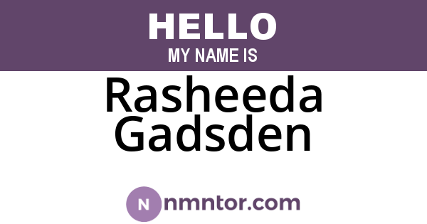 Rasheeda Gadsden