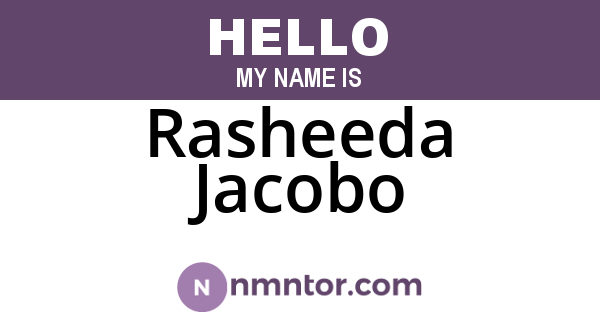 Rasheeda Jacobo