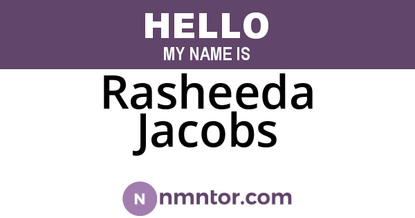 Rasheeda Jacobs