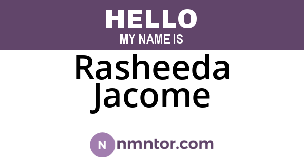 Rasheeda Jacome