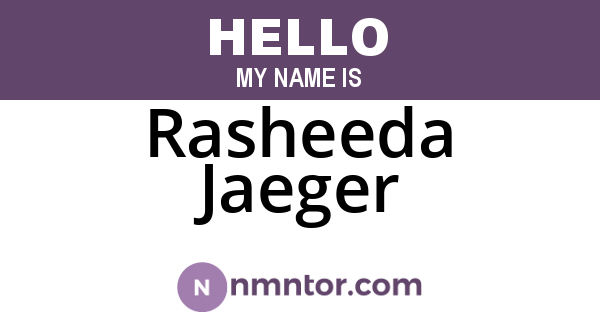 Rasheeda Jaeger