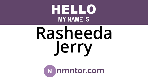 Rasheeda Jerry