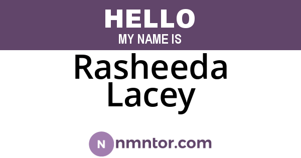 Rasheeda Lacey
