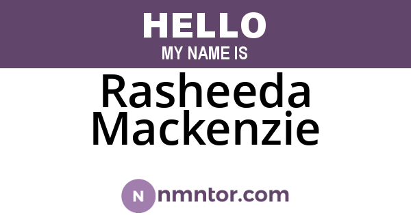 Rasheeda Mackenzie