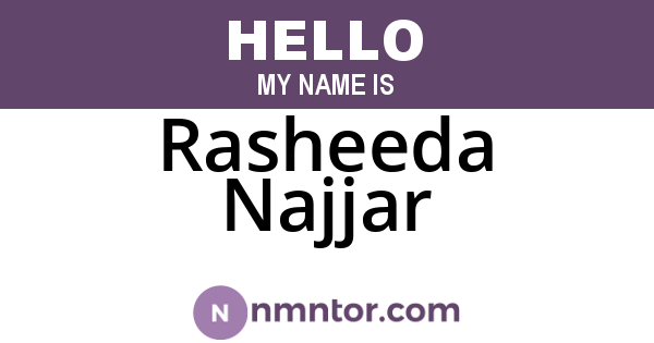 Rasheeda Najjar