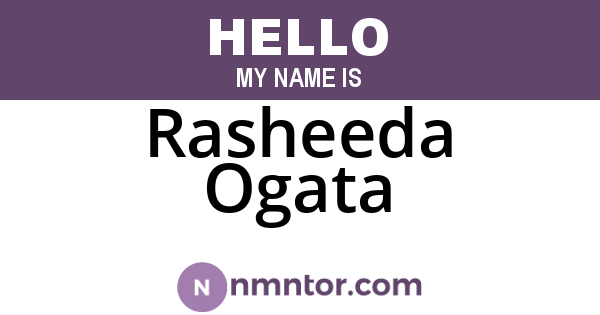 Rasheeda Ogata