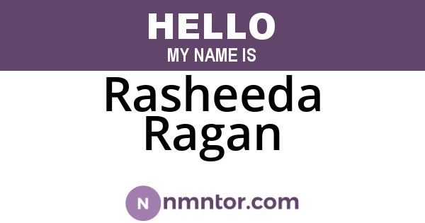 Rasheeda Ragan