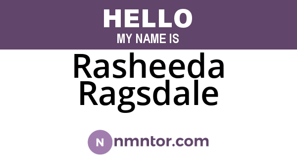 Rasheeda Ragsdale