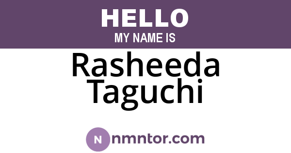 Rasheeda Taguchi