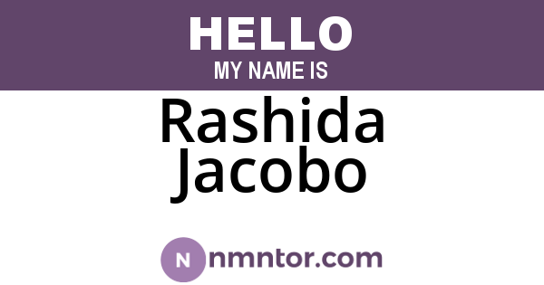 Rashida Jacobo