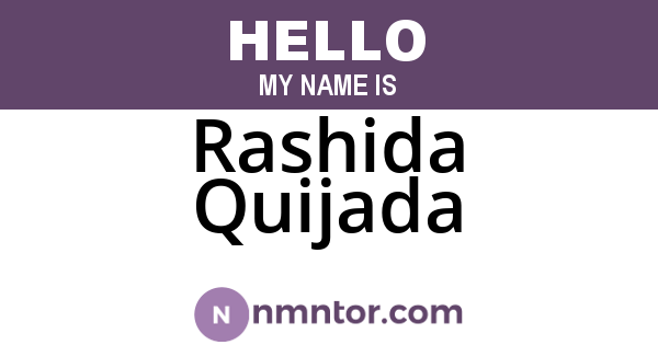 Rashida Quijada