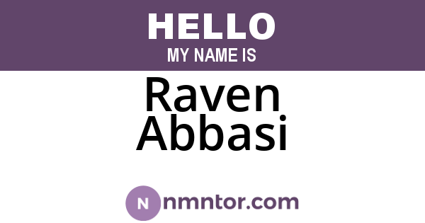 Raven Abbasi