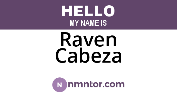 Raven Cabeza