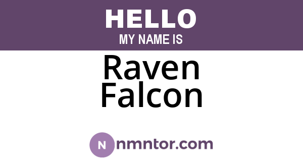 Raven Falcon