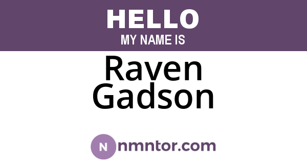 Raven Gadson