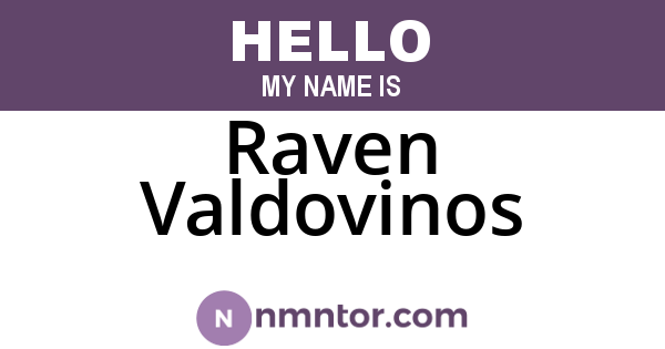 Raven Valdovinos