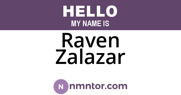 Raven Zalazar