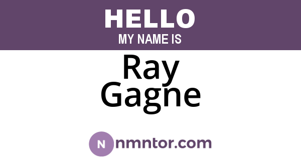 Ray Gagne