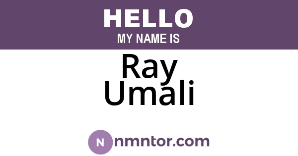 Ray Umali