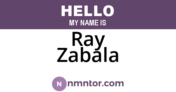 Ray Zabala