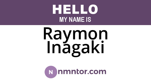 Raymon Inagaki