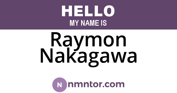Raymon Nakagawa
