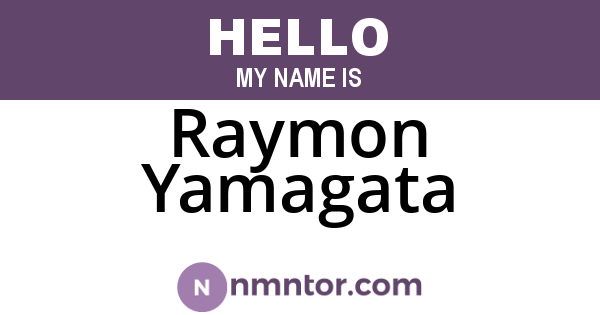 Raymon Yamagata