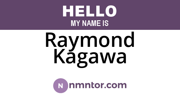 Raymond Kagawa