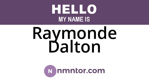 Raymonde Dalton