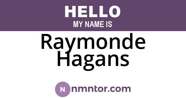 Raymonde Hagans