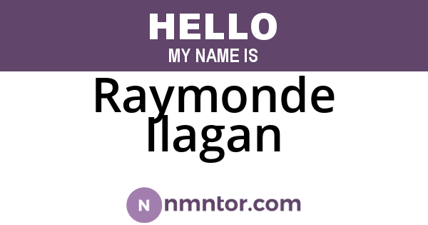Raymonde Ilagan