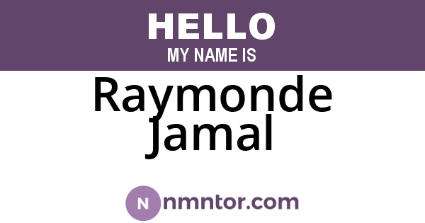 Raymonde Jamal