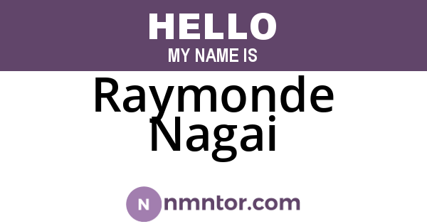 Raymonde Nagai