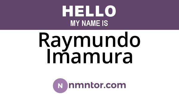 Raymundo Imamura