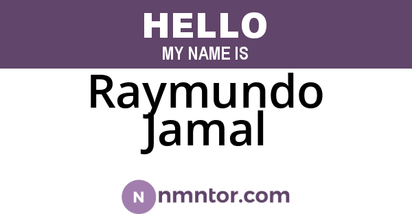 Raymundo Jamal