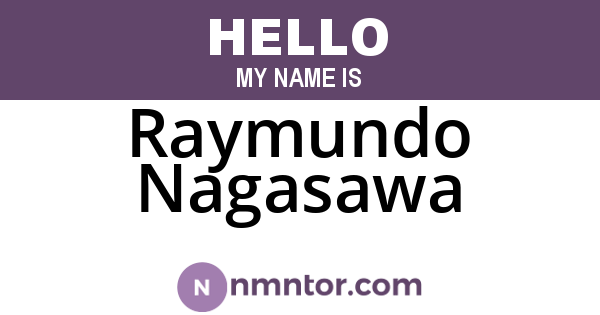 Raymundo Nagasawa
