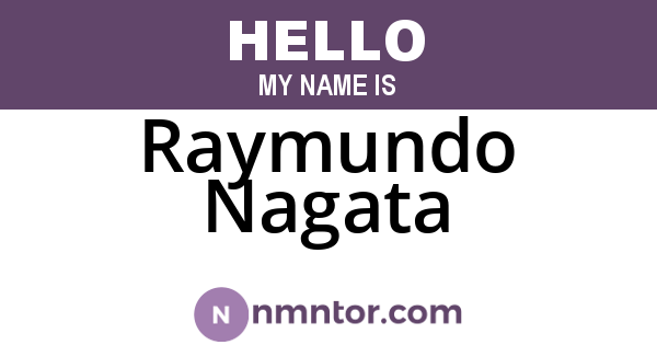 Raymundo Nagata