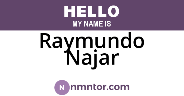 Raymundo Najar